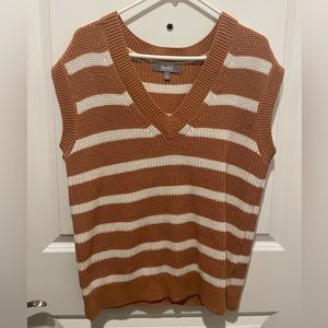 Striped Sweater Vest Top